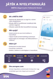 KRÉTA Idegennyelvi Felkészítő Modul tájékoztató.